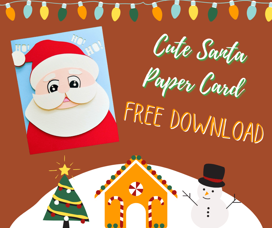 Free Templates - Cute Xmas Card File - Shadow Box - LightBoxGoodMan