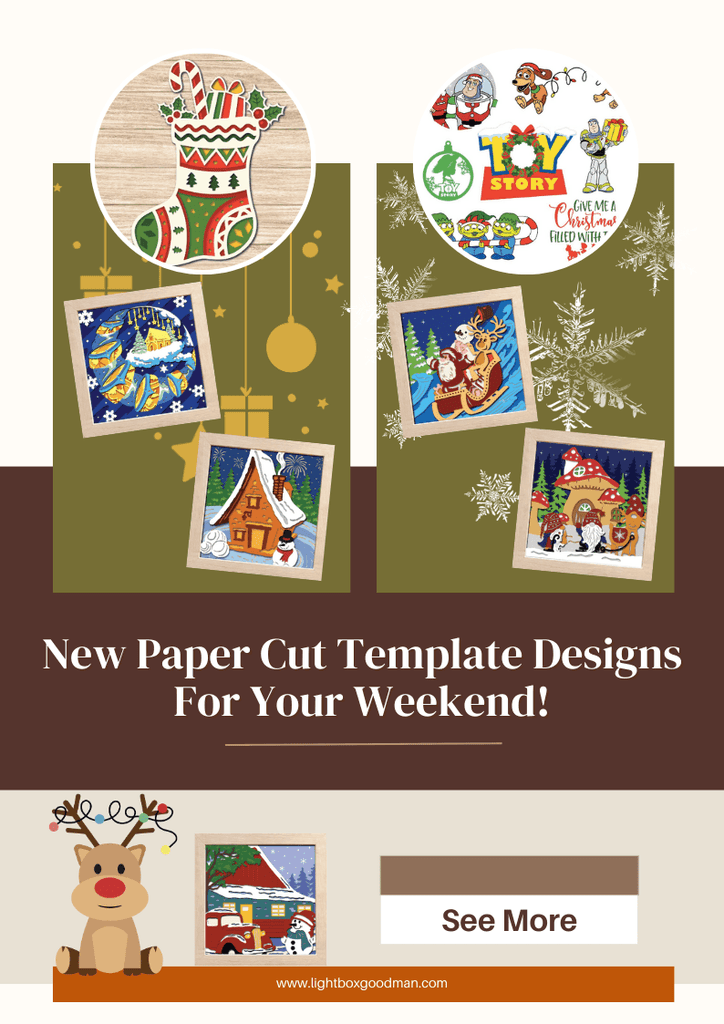 New Paper Cut Template Designs For Your Weekend! - LightboxGoodman