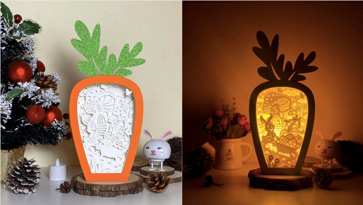 NEW PRODUCT LAUNCHING: Paper Cut Carrot Box - Lightboxgoodman