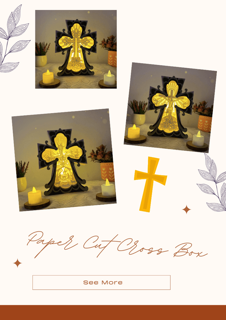 NEW PRODUCT LAUNCHING: Paper Cut Cross Box - LightboxGoodman