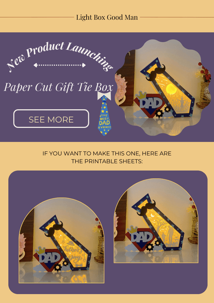 NEW PRODUCT LAUNCHING: Paper Cut Gift Tie Box - LightboxGoodman