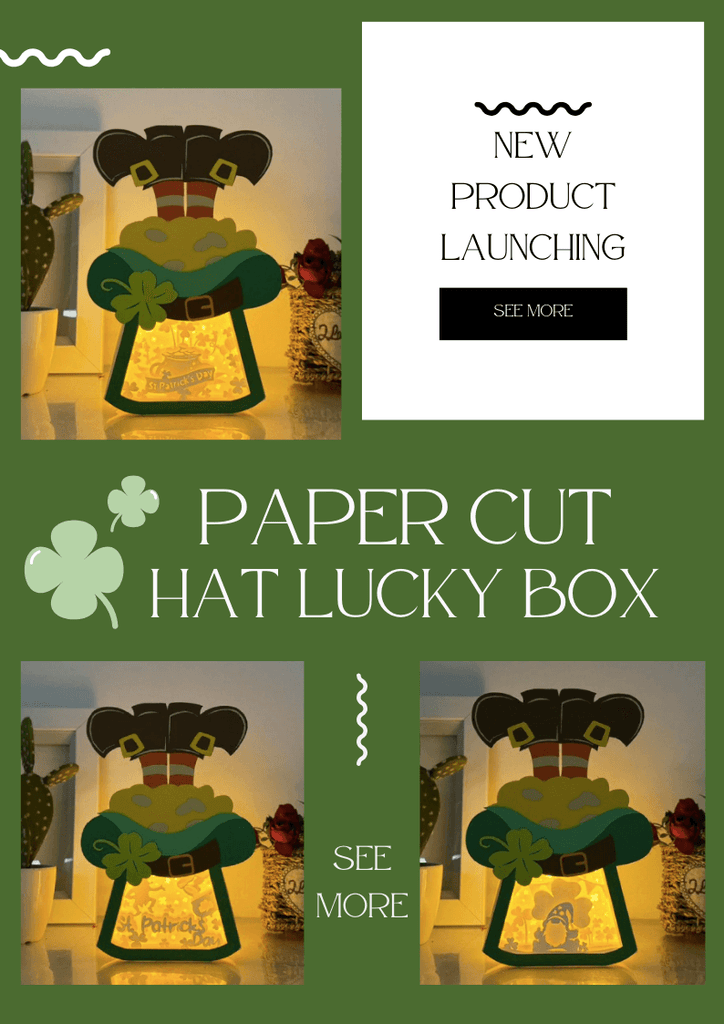NEW PRODUCT LAUNCHING: Paper Cut Hat Lucky Box - LightboxGoodman
