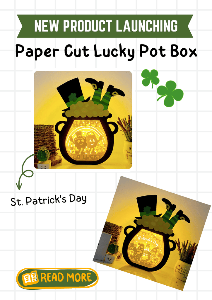 NEW PRODUCT LAUNCHING: Paper Cut Lucky Pot Box - LightboxGoodman