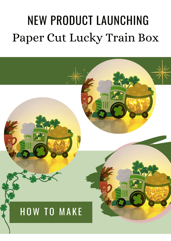 NEW PRODUCT LAUNCHING: Paper Cut Lucky Train Box - LightboxGoodman