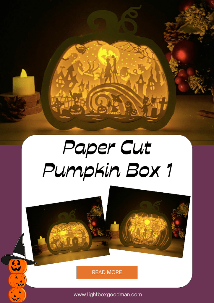 NEW PRODUCT LAUNCHING: Paper Cut Pumpkin Box 1 - Lightboxgoodman