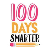 100 Days Smarter - Cricut File - Svg, Png, Dxf, Eps - LightBoxGoodMan