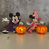 Pack 2 Mickey And Minnie - Halloween Themed 3D Lantern File - Cricut File 1 - LightBoxGoodMan