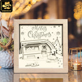 Christmas Camper – Paper Cut Light Box File - Cricut File - 8x8" - LightBoxGoodMan