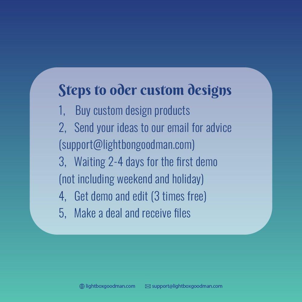 3D Layered Custom Designs - LightboxGoodman