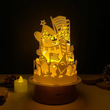 4th Of July 1 - 3D Dome Lantern File - Cricut File - LightBoxGoodMan - LightboxGoodman