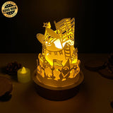 4th Of July 1 - 3D Dome Lantern File - Cricut File - LightBoxGoodMan - LightboxGoodman