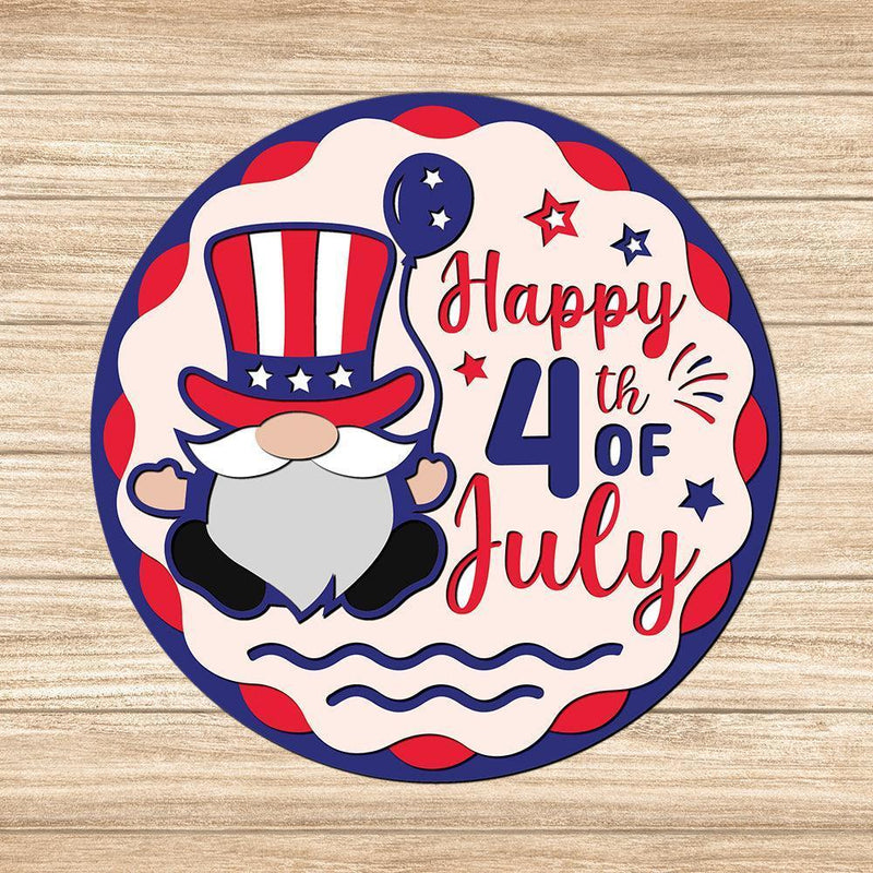 4th Of July 3 - Paper 3D Layered File - Cricut File - 20x20cm - LightBoxGoodMan - LightboxGoodman