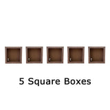 5 Wood Frame Square With Lego Style ( KIT )