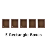 5 Wood Frames Rectangle With Lego Style ( KIT )