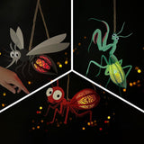 Pack 3 Different Insects - 3D Animal-shapes Lantern File - Cricut File - LightBoxGoodMan