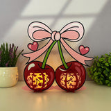Lantern Cherry - 3D Lantern File - Cricut File 1 - LightBoxGoodMan