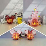 Pack 3 Different Disney Lantern - 3D Love Lantern File - Cricut File - LightBoxGoodMan