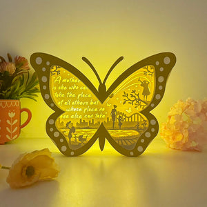 Mother's Day -  Butterfly Papercut Lightbox File - 6.6x9.2" - Cricut File - LightBoxGoodMan