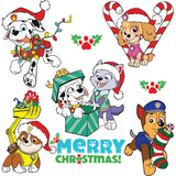 Paw Patrol Xmas - Cricut File - Svg, Png, Dxf, Eps - LightBoxGoodMan