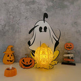 Pluto Halloween -3D  Halloween Pluto Dog Lantern File - Cricut File 1 - LightBoxGoodMan