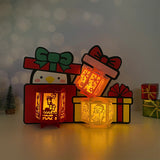 Gift - 3D Christmas Lantern File - Cricut File 1 - LightBoxGoodMan