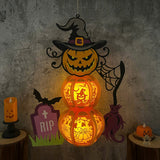 Jack O'Lantern - 3D Pumpkin Lantern File - Cricut File 2 - LightBoxGoodMan