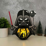 Darth Vader - Star Wars Themed 3D Papercut Lantern File - Cricut File - LightBoxGoodMan