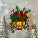 Flower Pot - 3D Christmas Lantern File - Cricut File 2 - LightBoxGoodMan