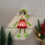 Elf Hanging - 3D Christmas Lantern File - Cricut File 1 - LightBoxGoodMan