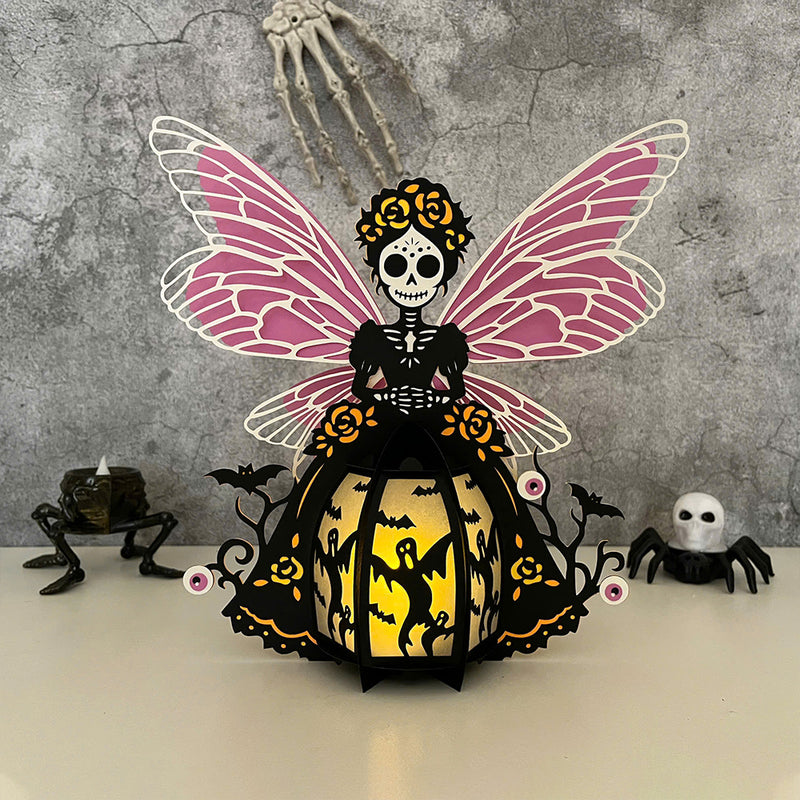 Spooky Girl 1 - 3D Spooky Lantern File - Cricut File - LightBoxGoodMan