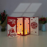 Valentine Day - 3D Valentine Pop-up Card File - Cricut File 1 - LightBoxGoodMan