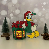 Donald Xmas - 3D Christmas Lantern File - Cricut File 1 - LightBoxGoodMan