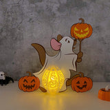 Roo Halloween - Winnie The Pooh Themed 3D Halloween Lantern File - Cricut File 1 - LightBoxGoodMan
