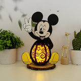 Mickey - Mickey Mouse 3D Papercut Lantern File - Cricut File 1 - LightBoxGoodMan