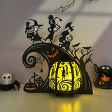 Nightmare Before Christmas - 3D Halloween Lantern File - Cricut File - LightBoxGoodMan