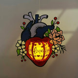 Love - 3D Heart Lantern File - Cricut File 2 - LightBoxGoodMan