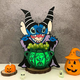 Stitch Halloween - Halloween Themed 3D Lantern File - Cricut File 1 - LightBoxGoodMan