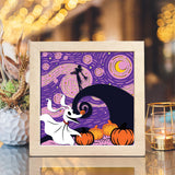 Starry Nightmare – Paper Cut Light Box File - Cricut File - 8x8 inches - LightBoxGoodMan