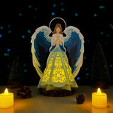 Angel - 3D Angel Lantern File - 10x7.8" - Cricut File - LightBoxGoodMan