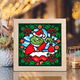 The Grinch 4 – Paper Cut Light Box File - Cricut File - 8x8" - LightBoxGoodMan