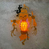 Scarecrow - 3D Scarecrow Lantern File - Cricut File 1 - LightBoxGoodMan