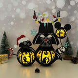 Star Wars Xmas - 3D Christmas Lantern File - Cricut File 1 - LightBoxGoodMan