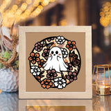 Ghost – Paper Cut Light Box File - Cricut File - 8x8 inches - LightBoxGoodMan