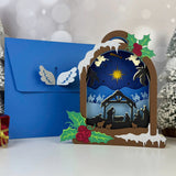 Bell Nativity - 3D Nativity Pop-up Card File - Cricut File 1 - LightBoxGoodMan
