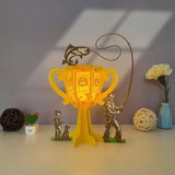 Father's Trophy 2 - Father's Day Themed 3D Lantern File - Cricut File 1 - LightBoxGoodMan