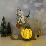 Sven - 3D Christmas Lantern File - Cricut File 1 - LightBoxGoodMan