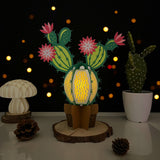 Cactus - 3D Cactus Lantern File - 8.3x6.3" - Cricut File - LightBoxGoodMan