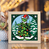 The Grinch 3 – Paper Cut Light Box File - Cricut File - 8x8" - LightBoxGoodMan