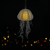 Jellyfish - 3D Jellyfish Lantern File - 9.7x6.3" - Cricut File - LightBoxGoodMan