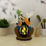 Goofy - Goofy Dog 3D Papercut Lantern File - Cricut File 1 - LightBoxGoodMan